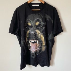 mens givenchy rottweiler shirt